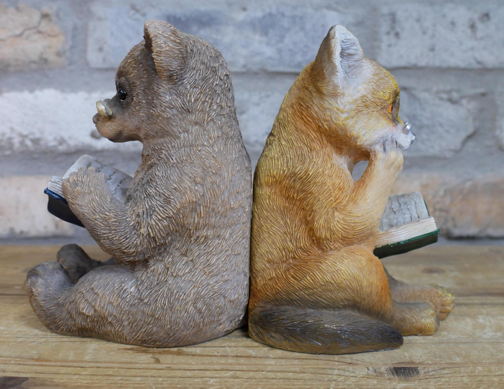 Bear & Fox Book Ends