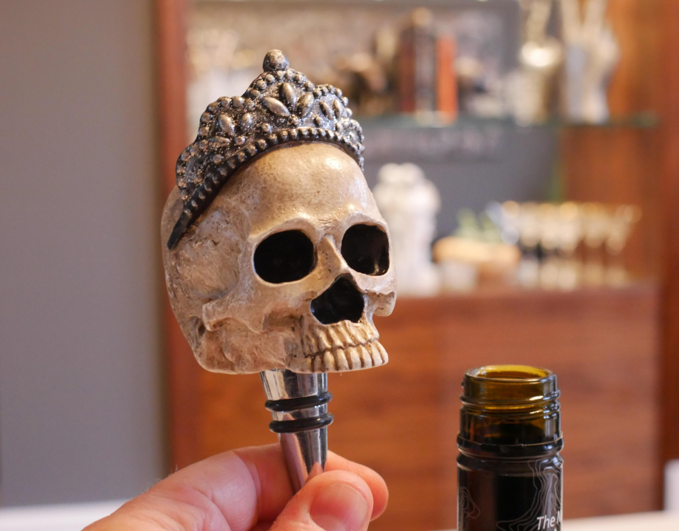 Skull Wine Stopper