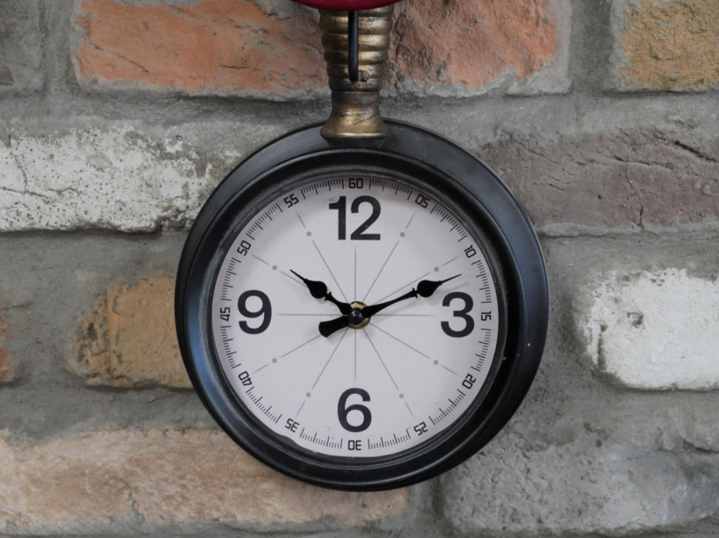 Industrial Pipe Clock
