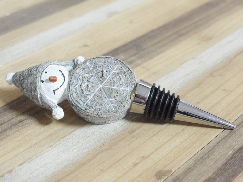 Snowman Bottle Top