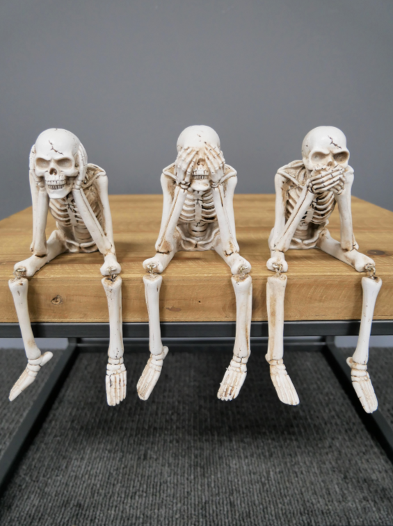Set Of 3 Skeletons
