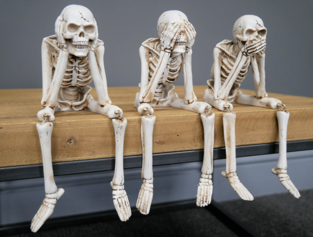 Set Of 3 Skeletons