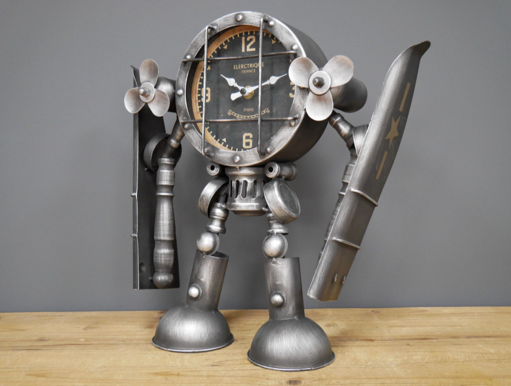 Robot Plane Clock