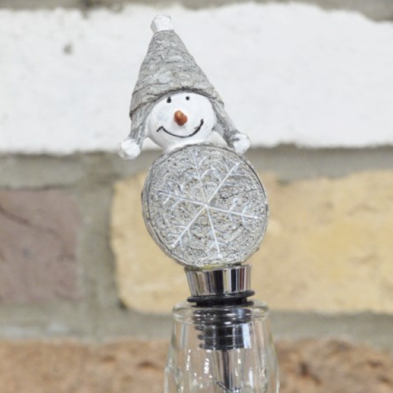 Snowman Bottle Top