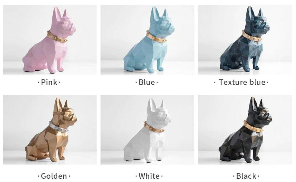 Geometric French Bulldog Piggy Bank