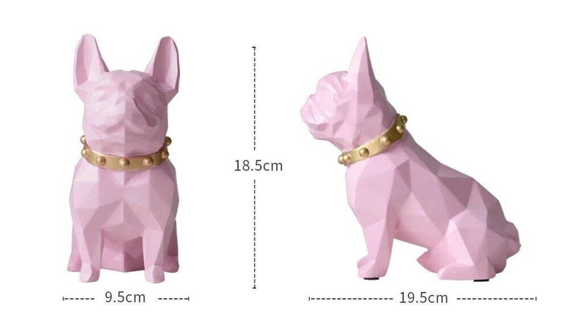 Geometric French Bulldog Piggy Bank