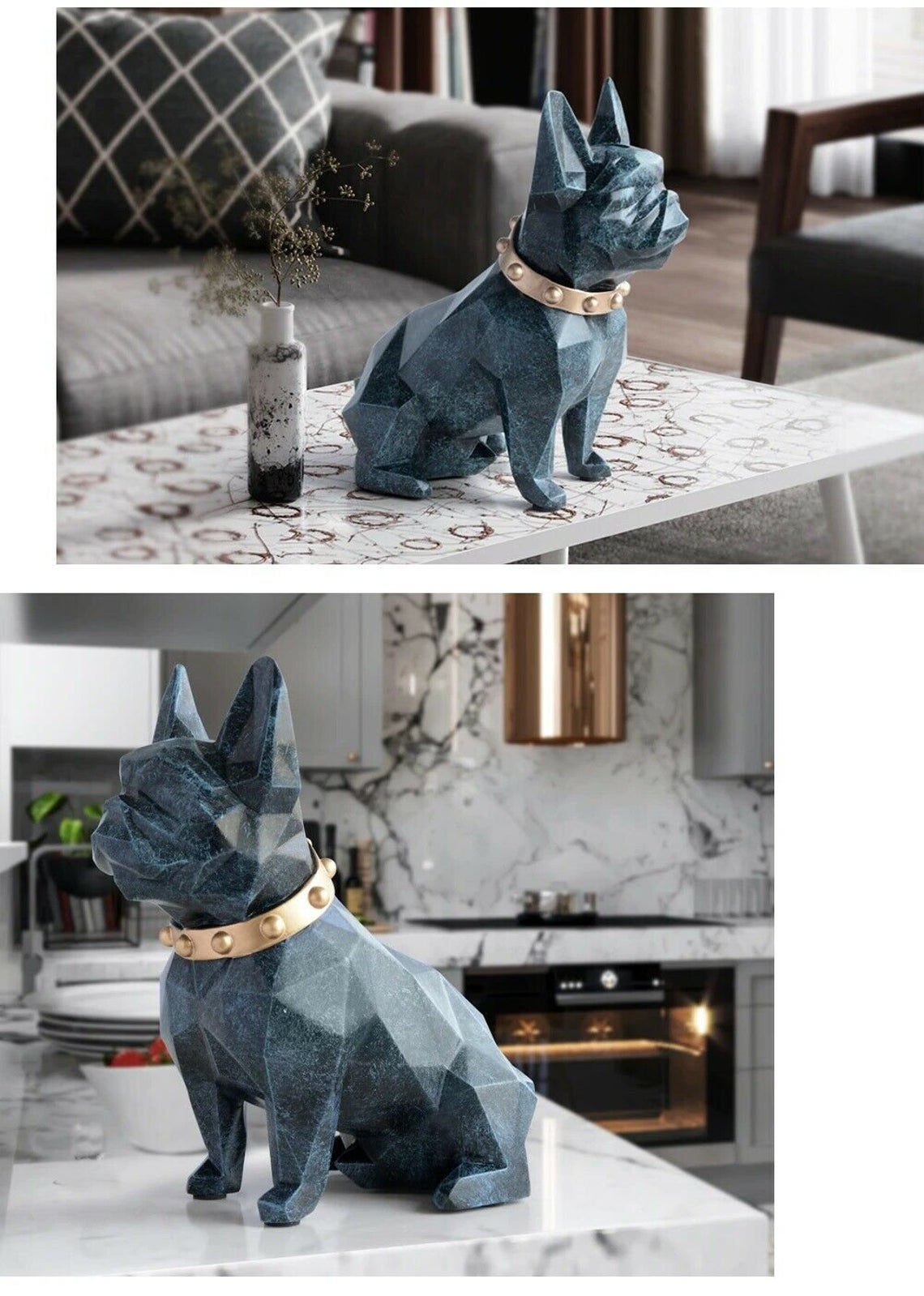 Geometric French Bulldog Piggy Bank
