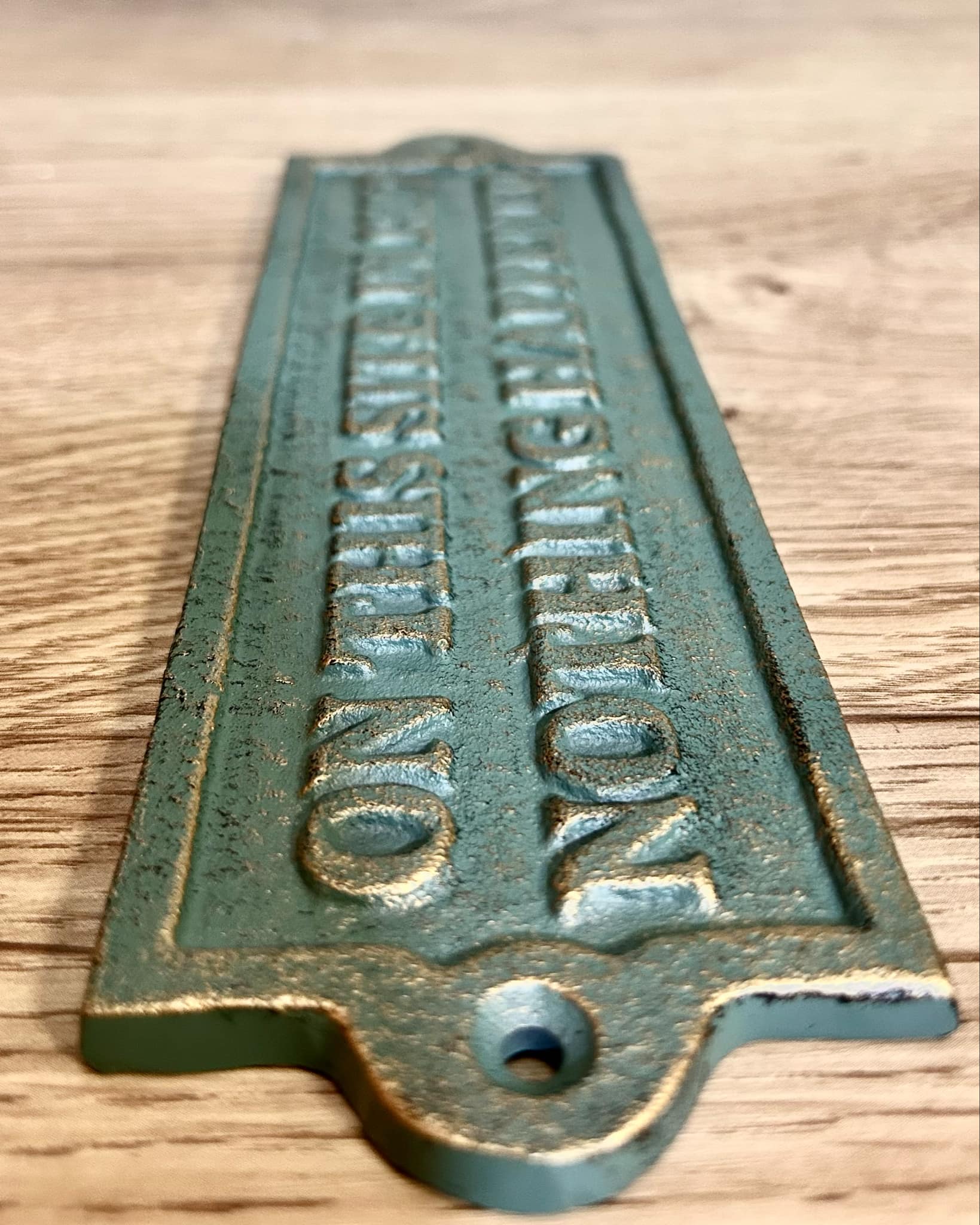 Metal Sign (On This Site in 1897 Nothing Happened)