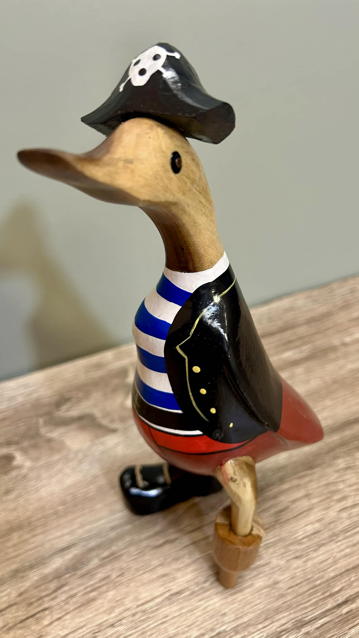 Wooden Duck Pirate
