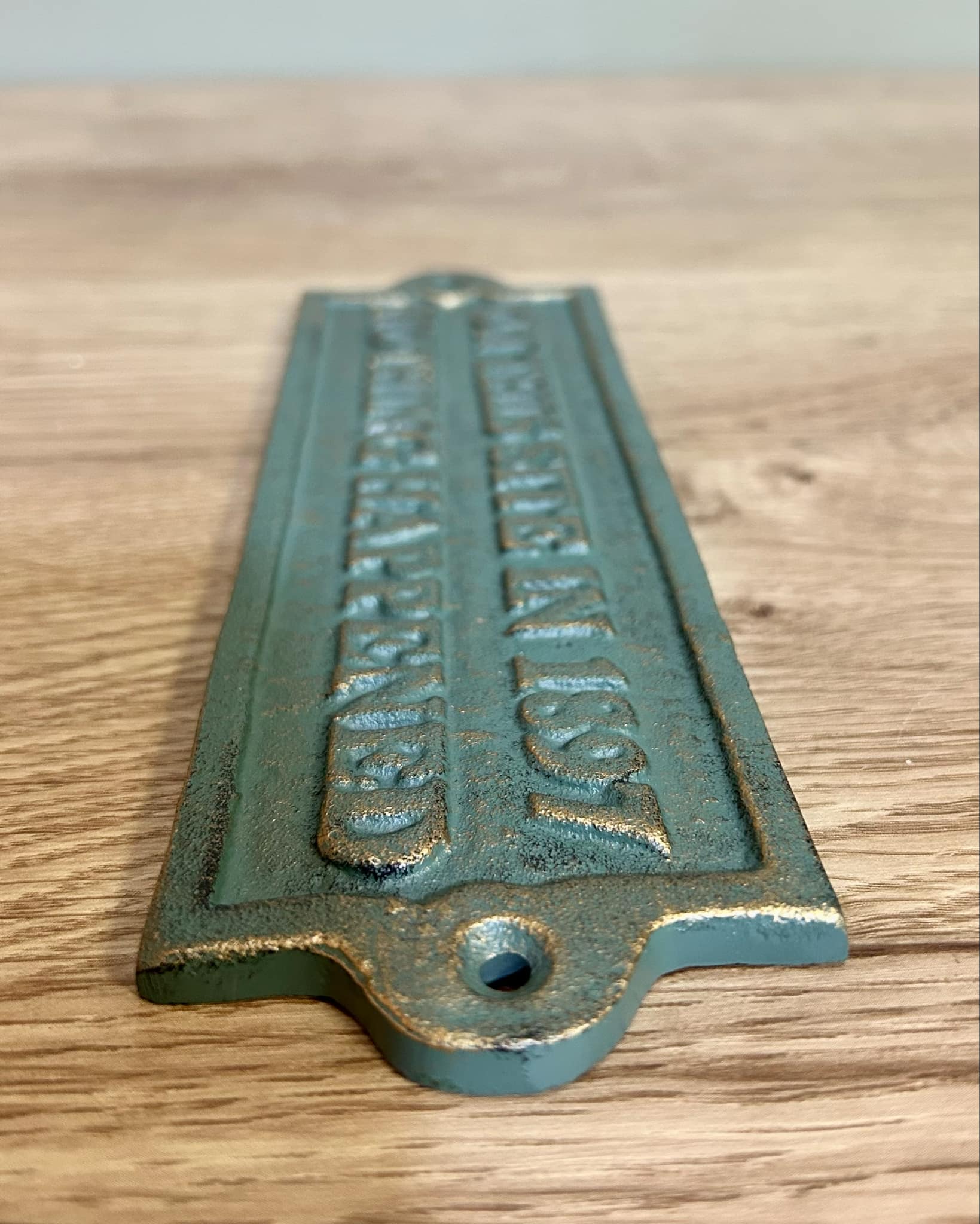 Metal Sign (On This Site in 1897 Nothing Happened)