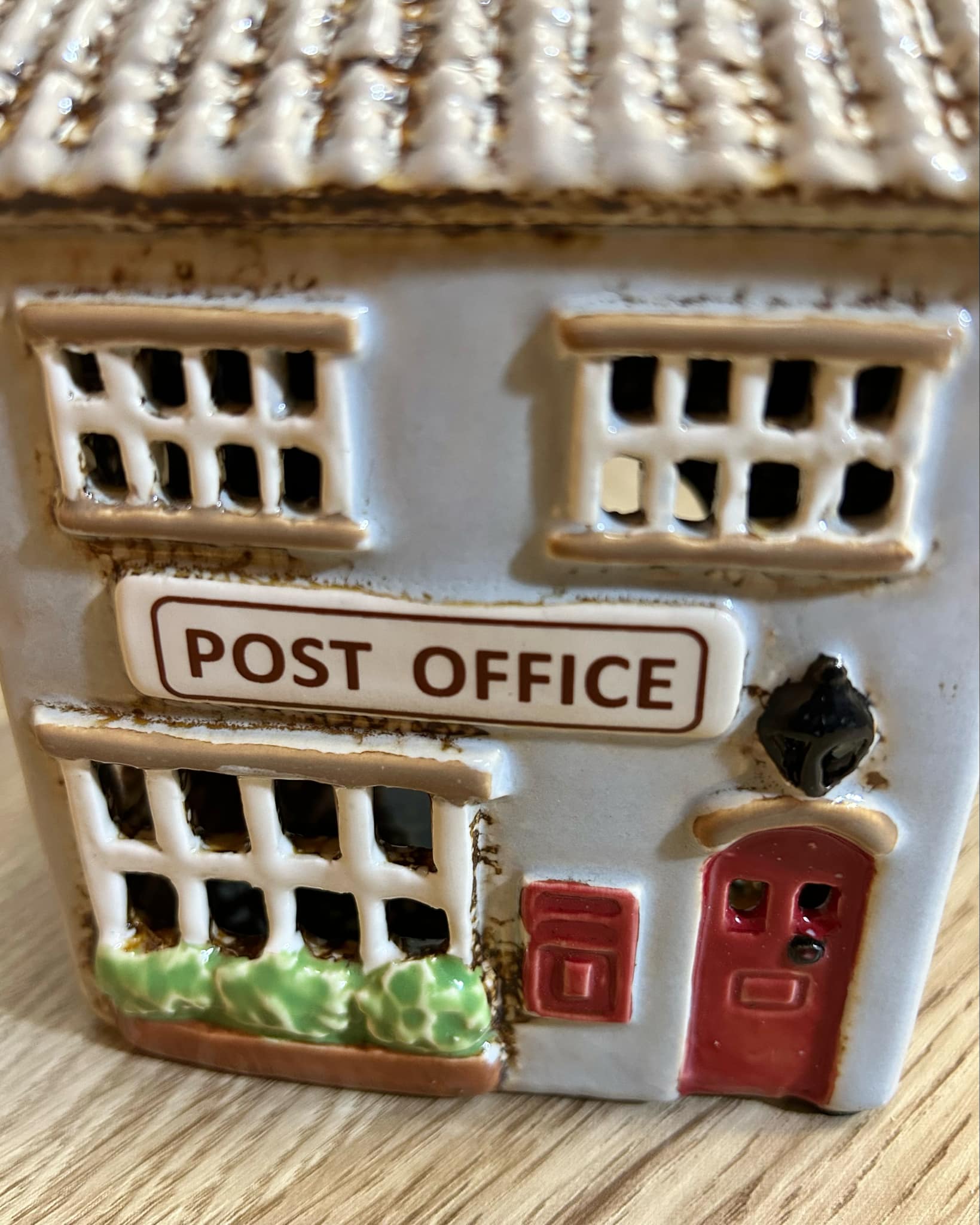 Ceramic Tealight Post Office