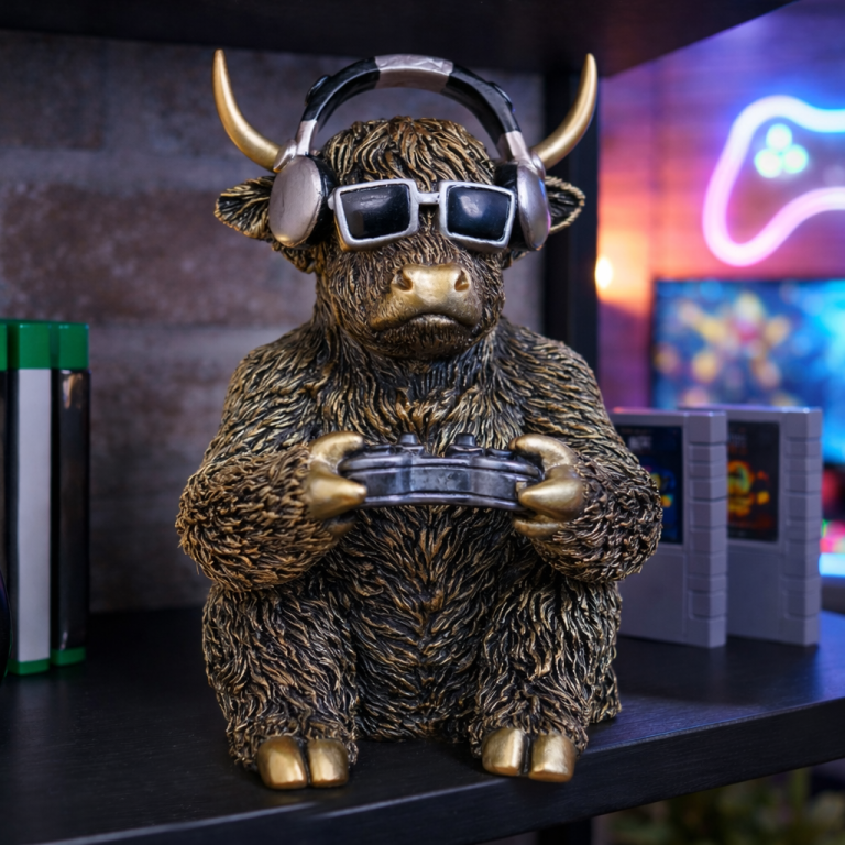 Small Gaming Highland Cow
