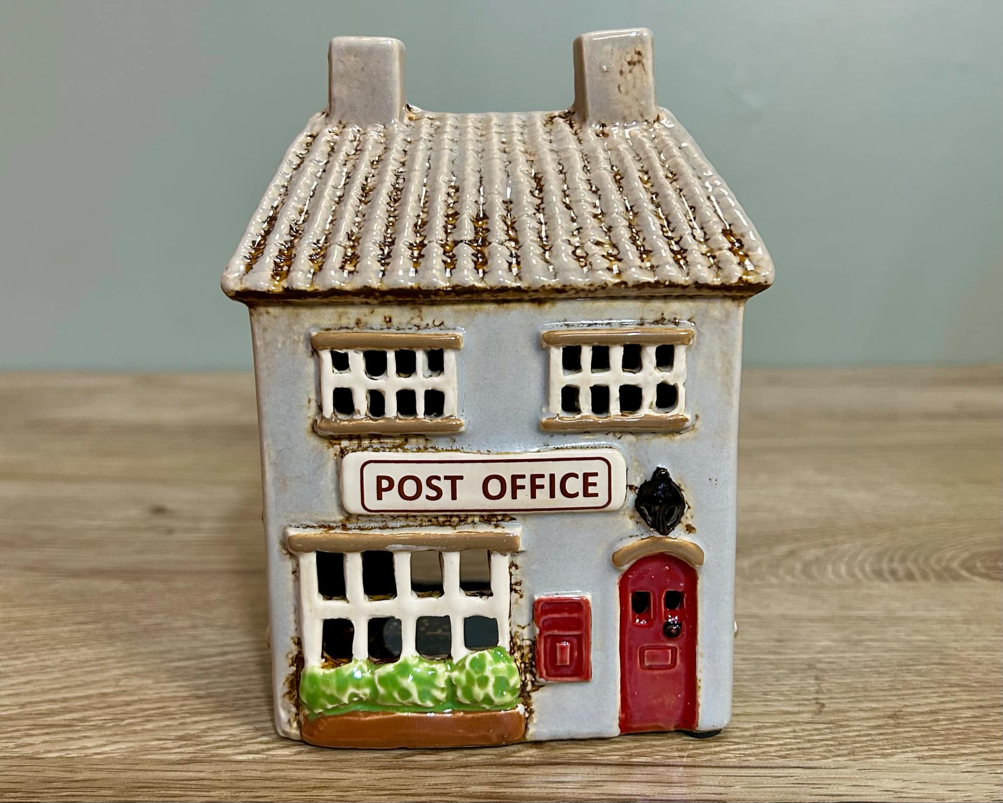 Ceramic Tealight Post Office