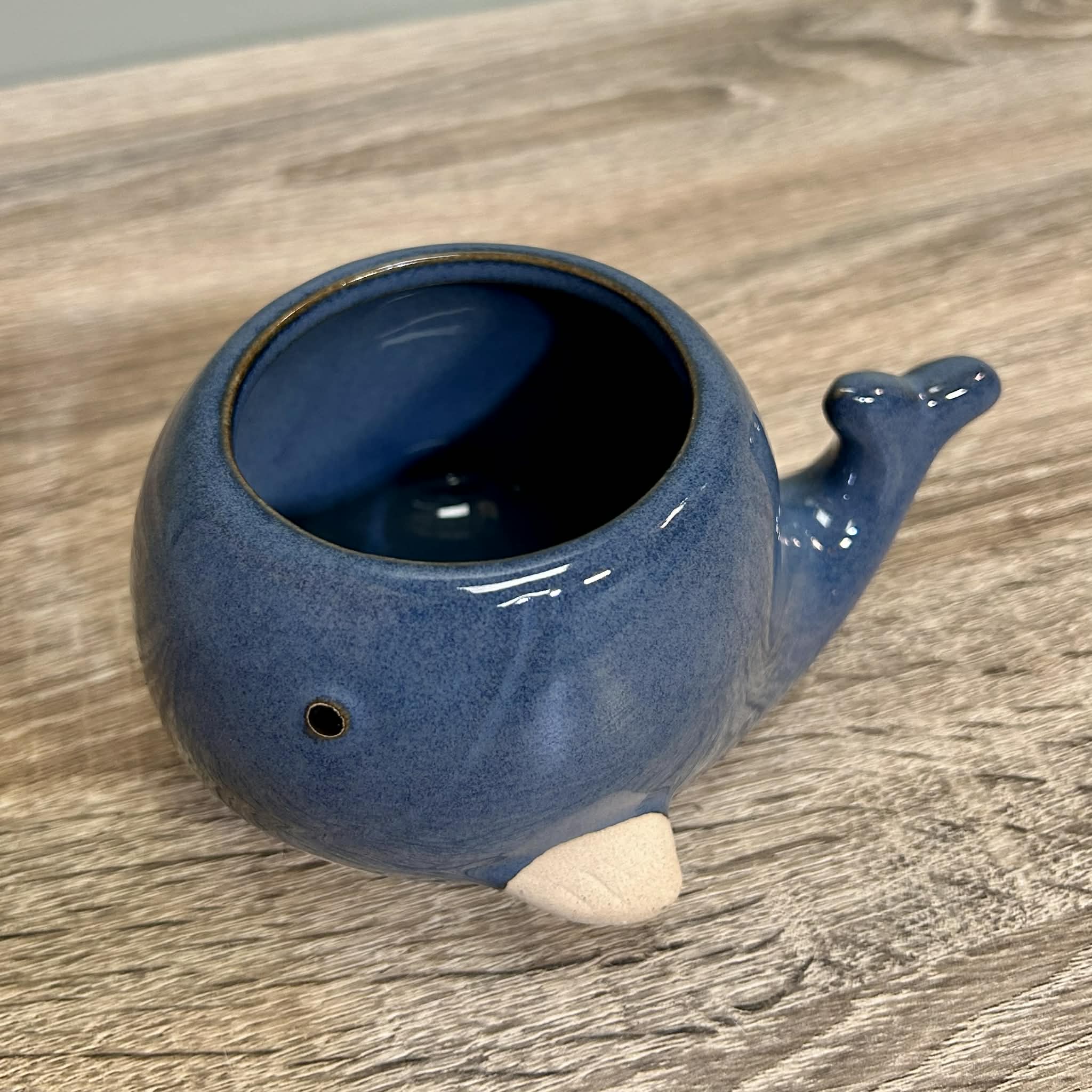 Ceramic Small Whale Planter
