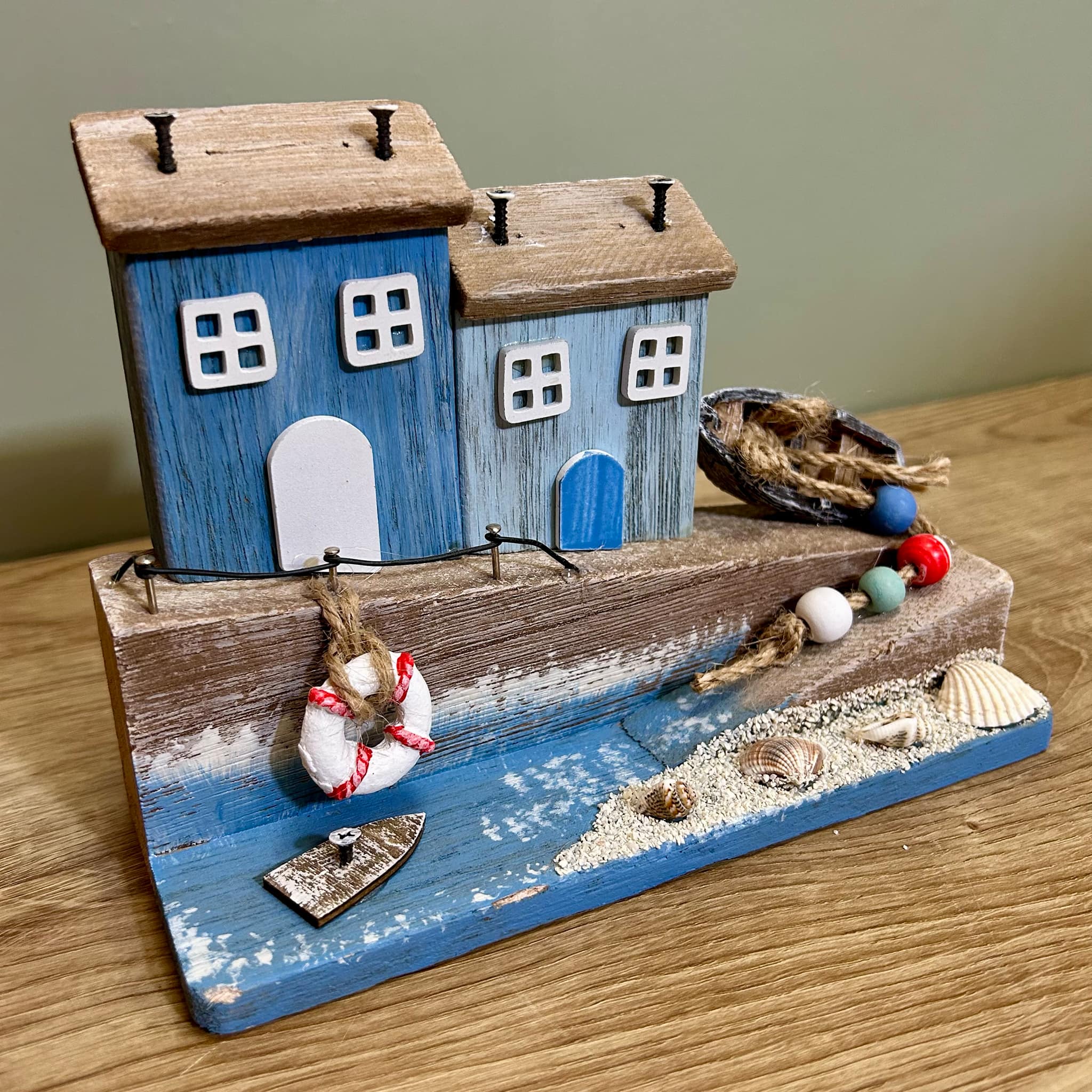 Wooden Coastal Scene