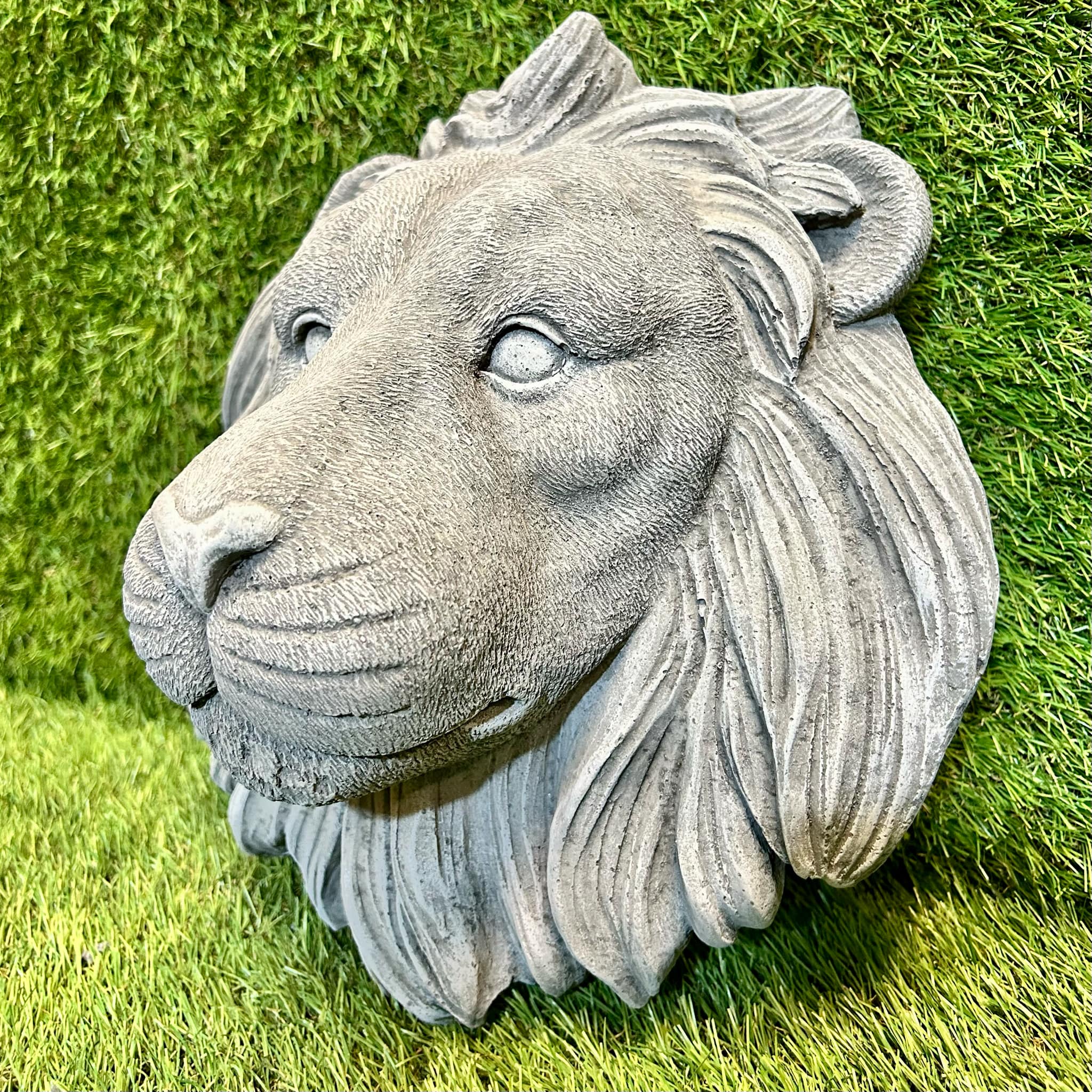 Lion Head Plaque