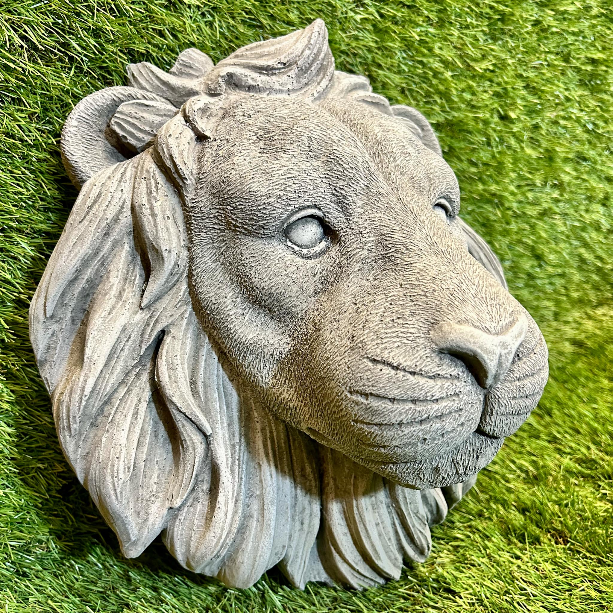 Lion Head Plaque