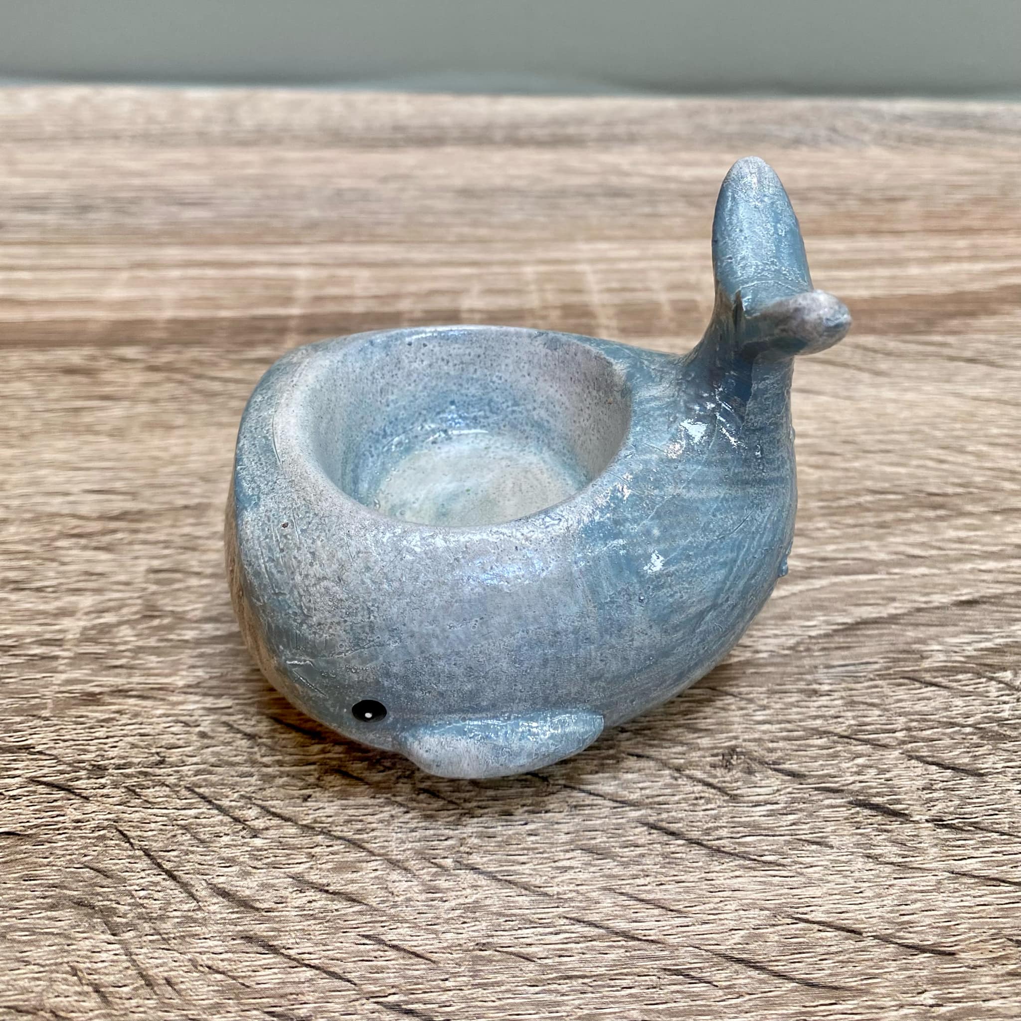 Small Whale Tealight Holder
