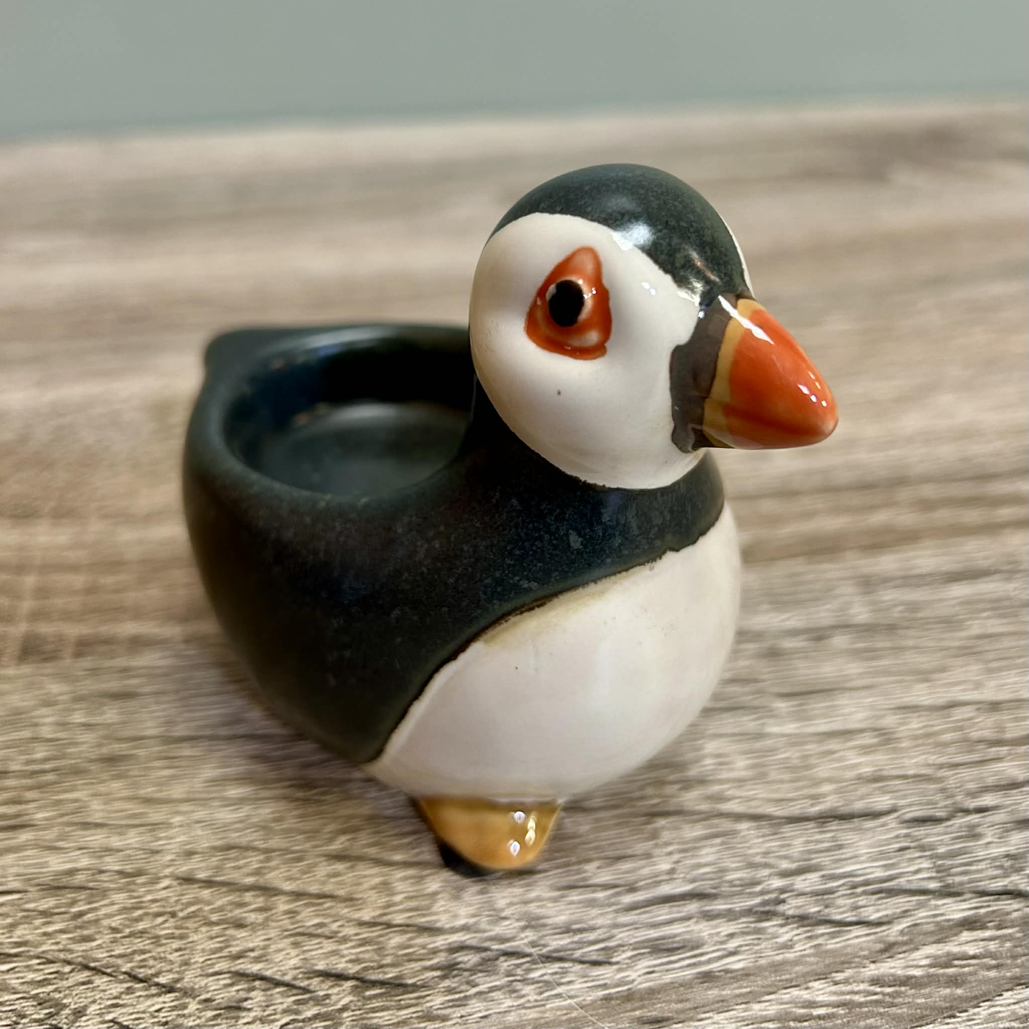 Small Puffin Tealight Holder