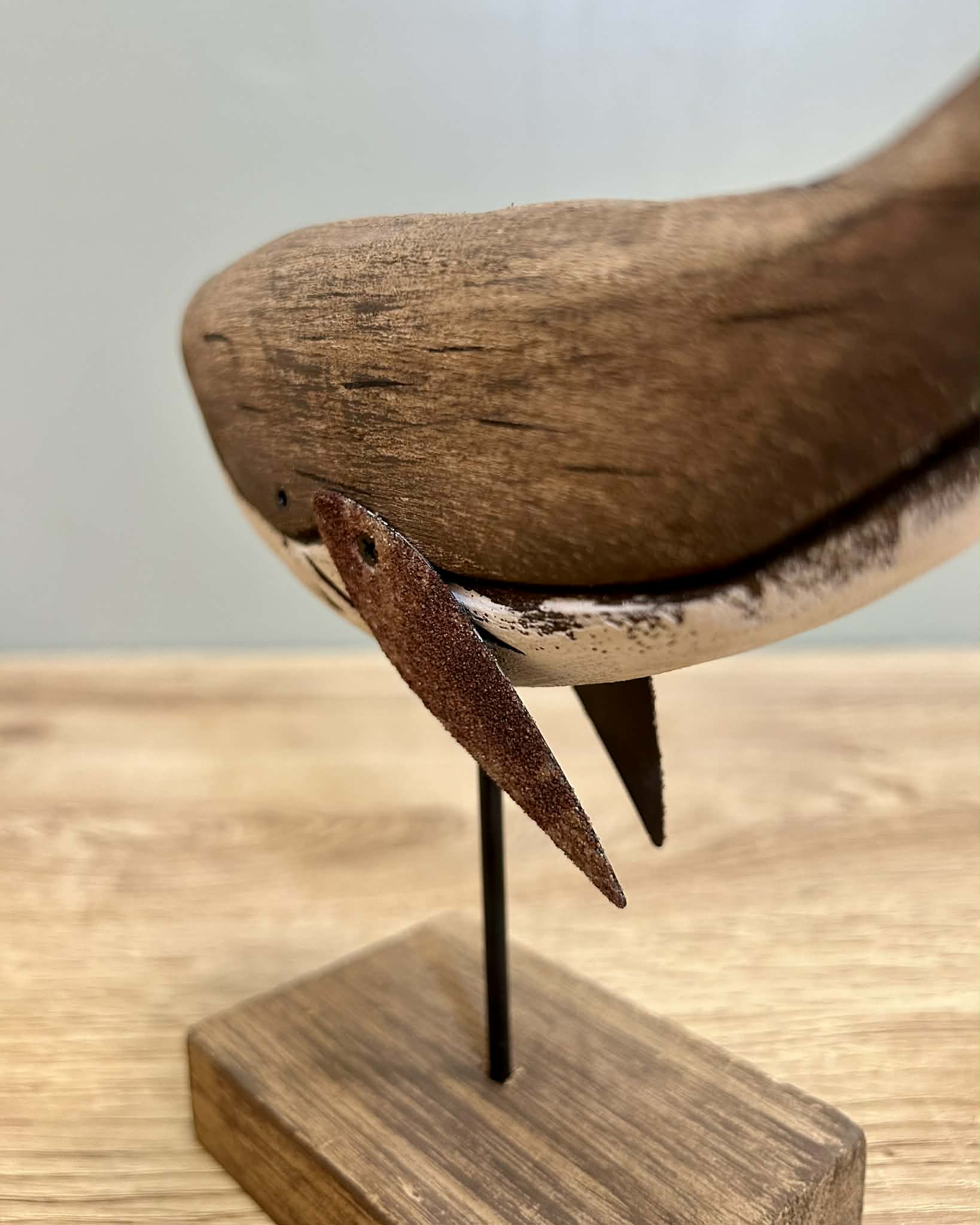 Wooden Whale Décor