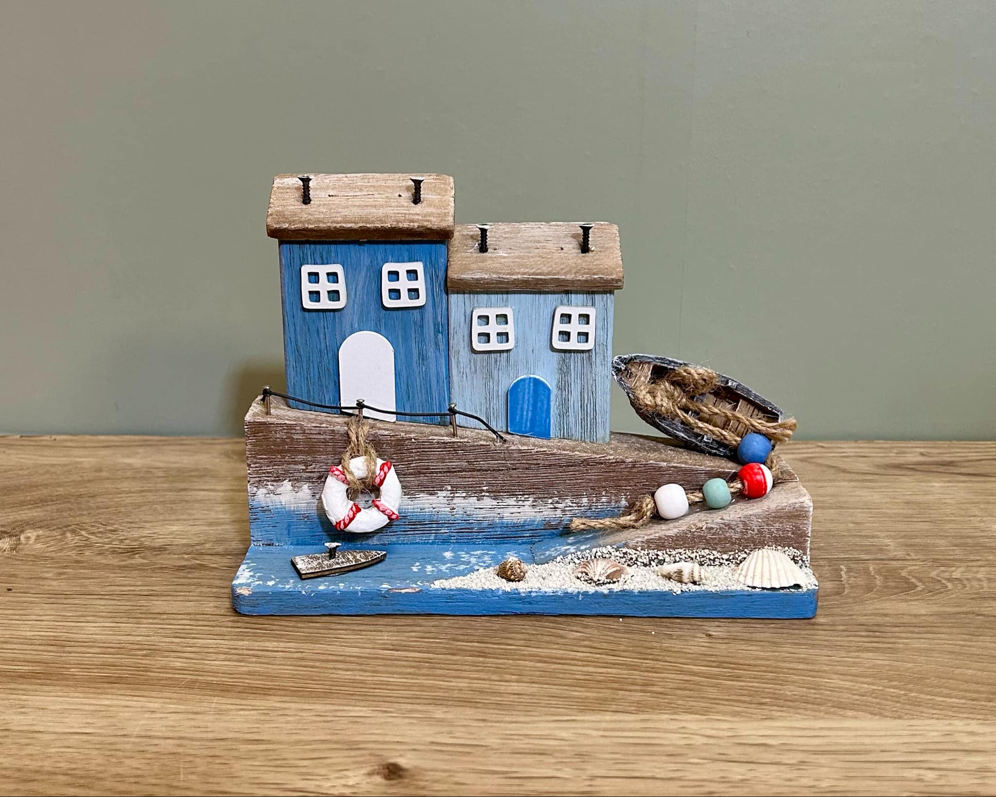 Wooden Coastal Scene