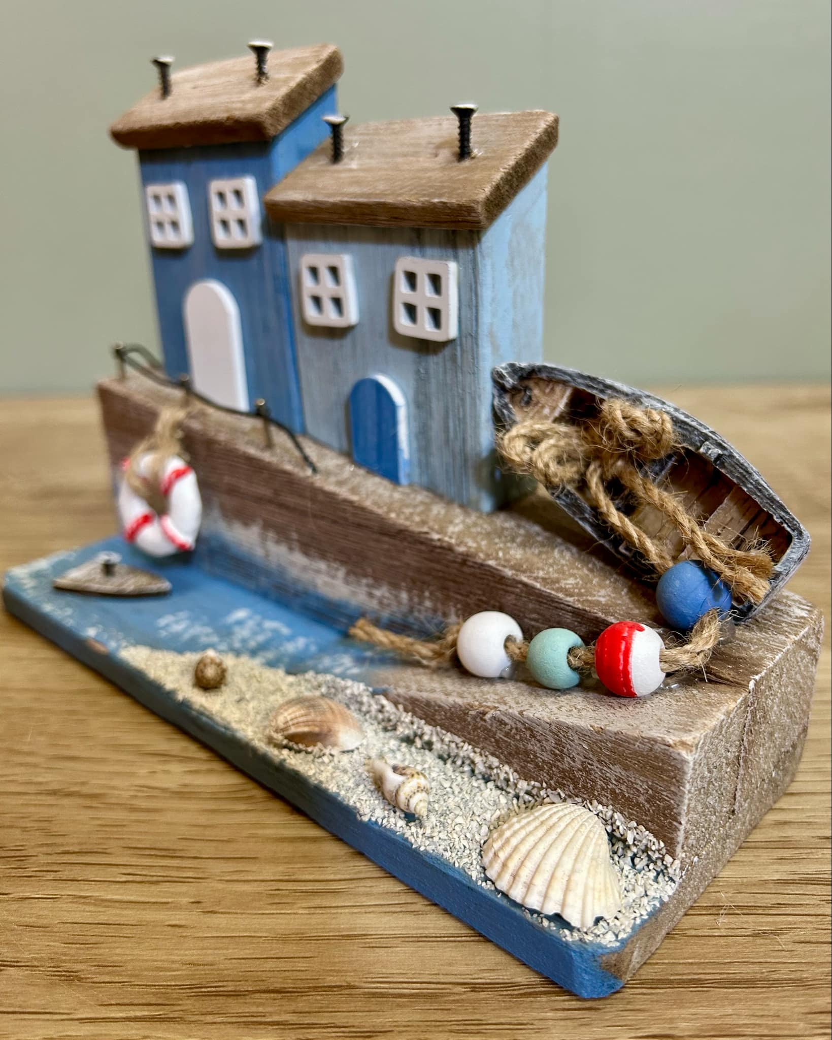 Wooden Coastal Scene