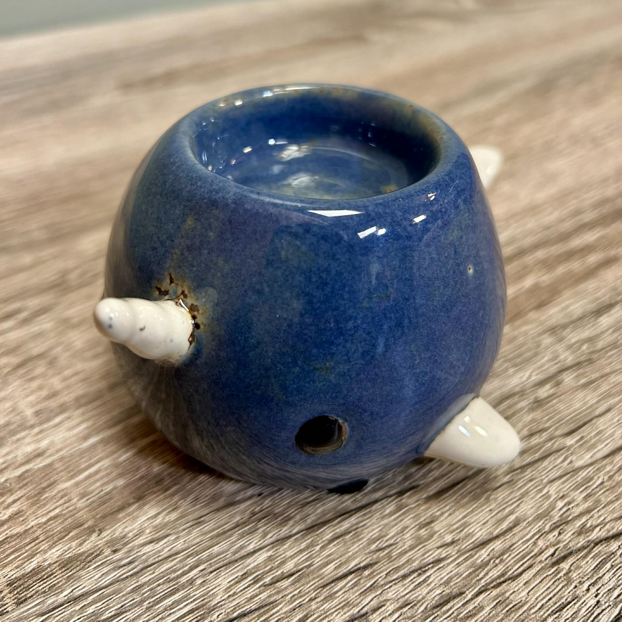 Small Narwhal Tealight Holder
