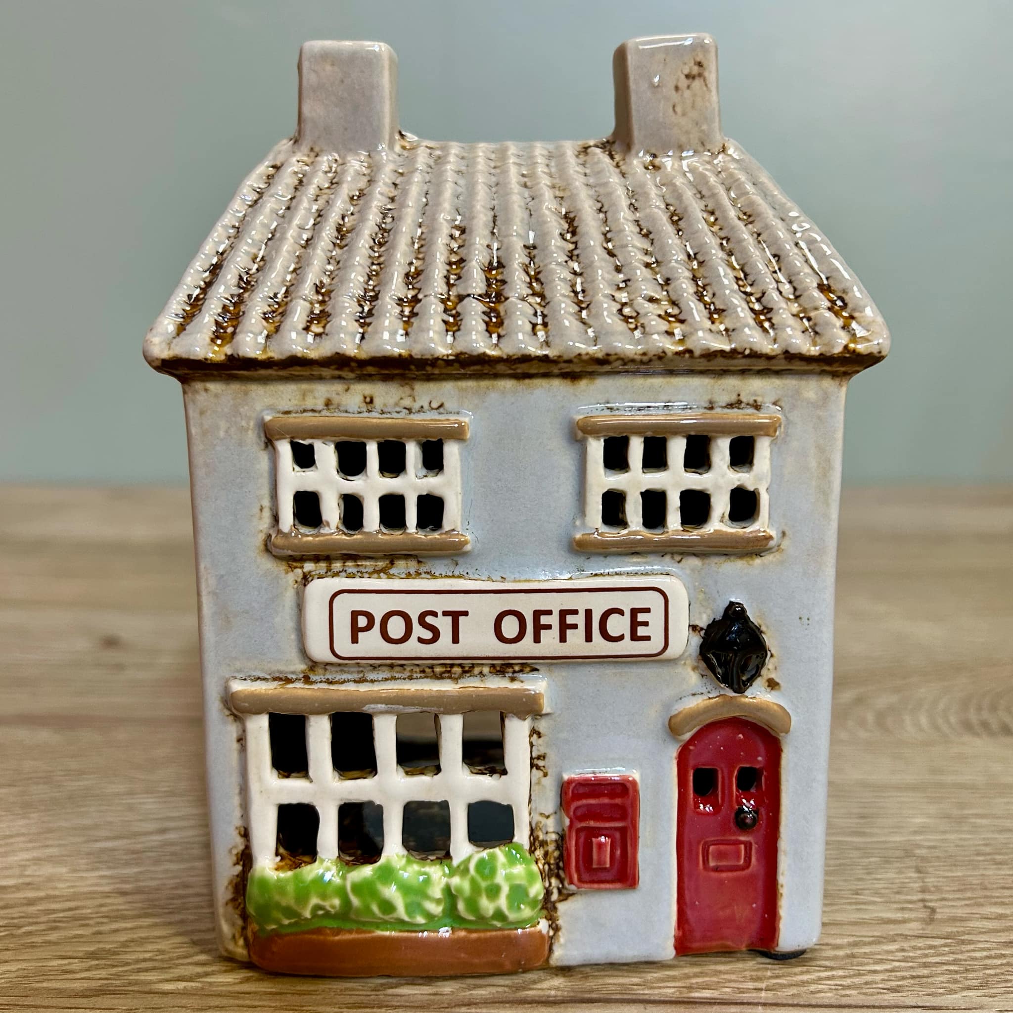 Ceramic Tealight Post Office