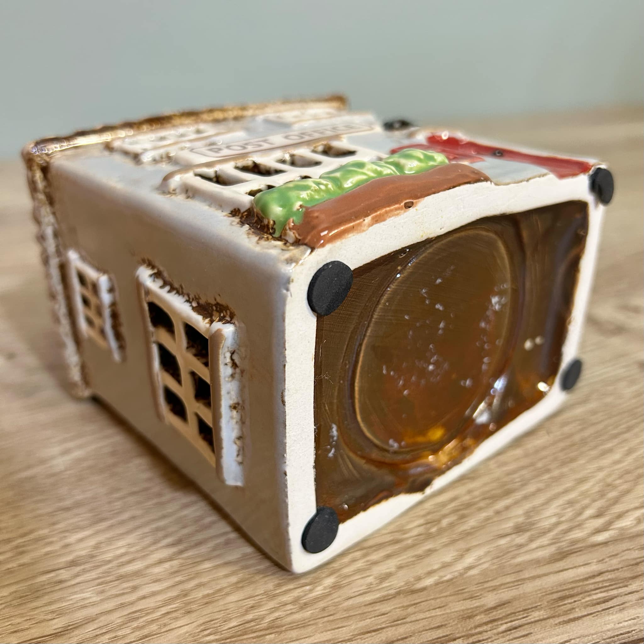 Ceramic Tealight Post Office