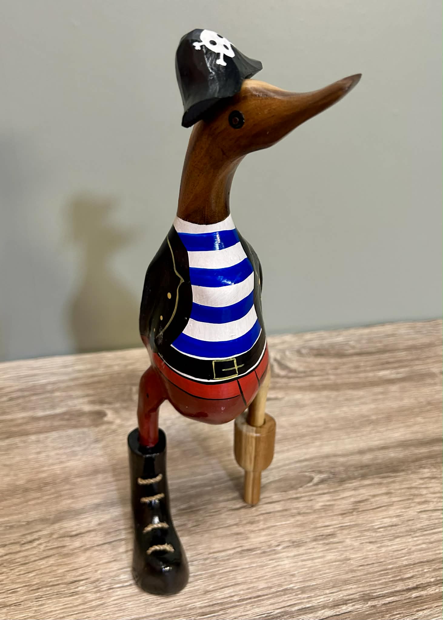 Wooden Duck Pirate