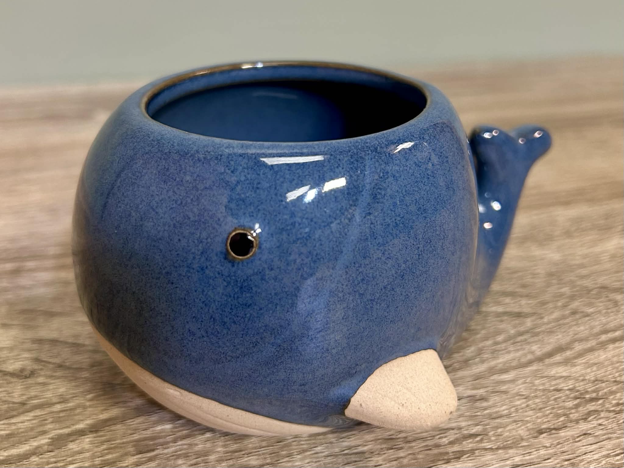 Ceramic Small Whale Planter