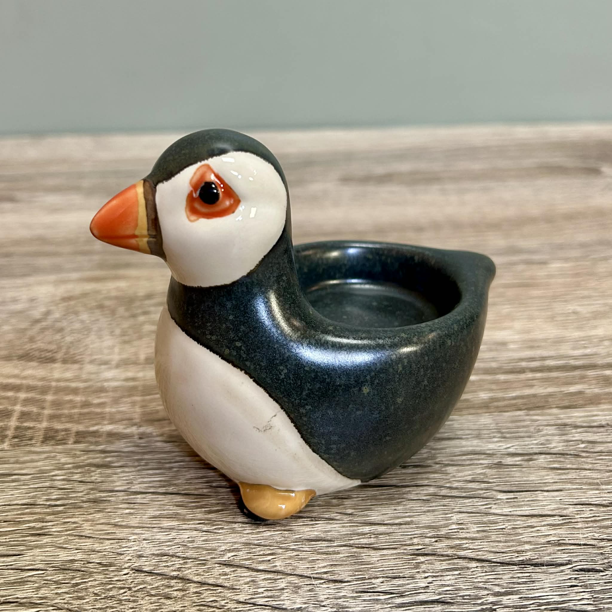 Small Puffin Tealight Holder