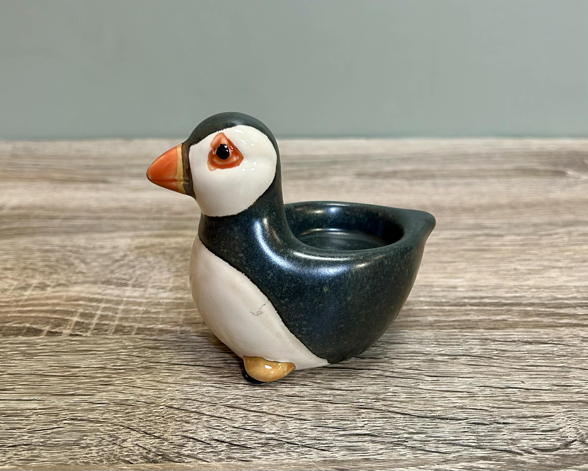 Small Puffin Tealight Holder