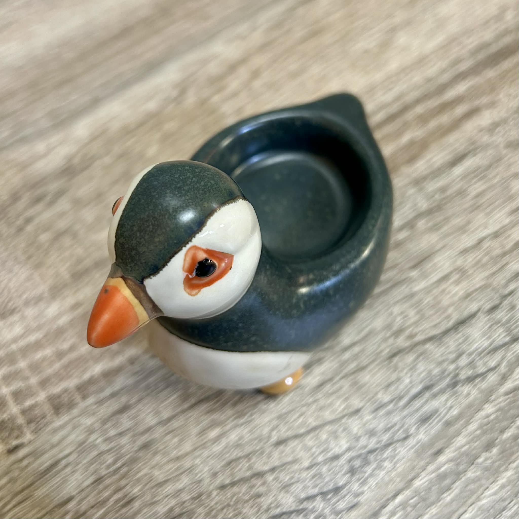 Small Puffin Tealight Holder