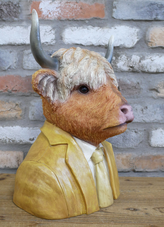 Large Highland Cow Bust