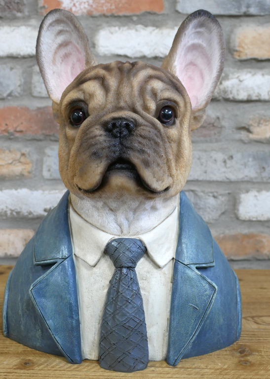 Large Frenchie Dog Bust
