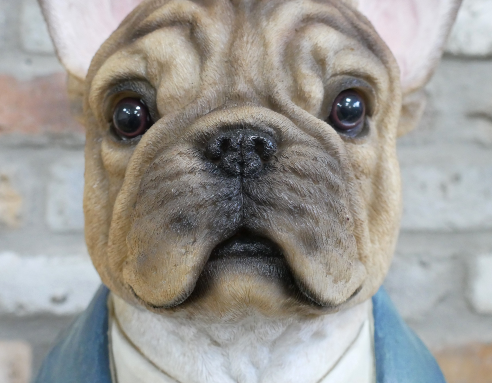 Large Frenchie Dog Bust