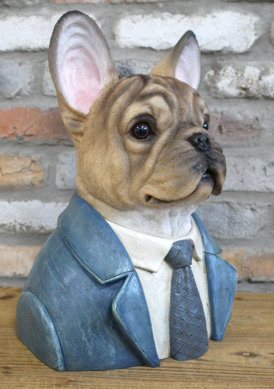 Large Frenchie Dog Bust