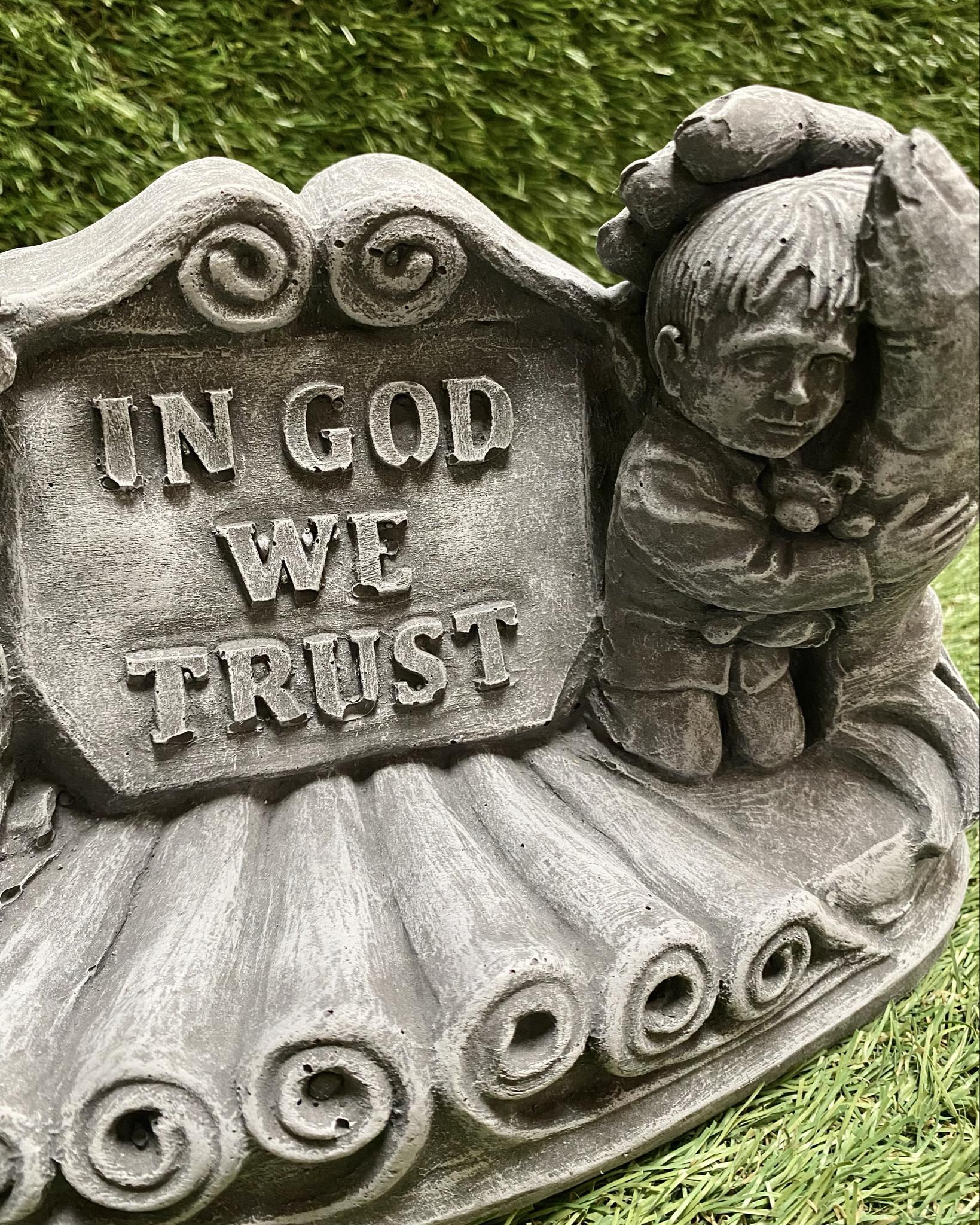 In God We Trust Memorial Marker