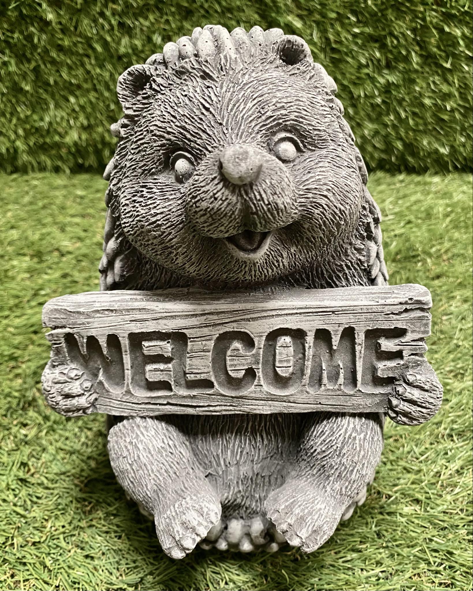 Welcome Hedgehog Sign