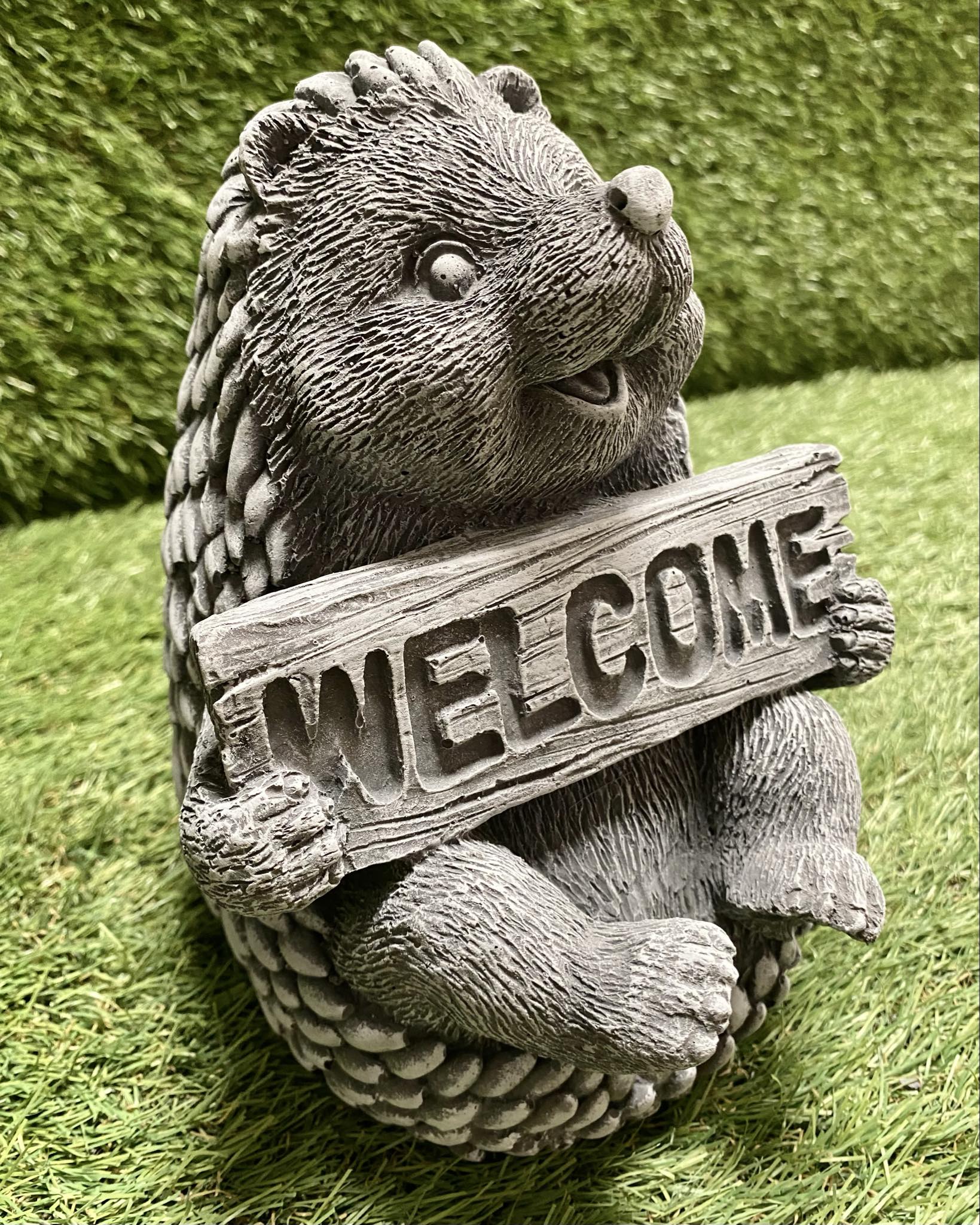 Welcome Hedgehog Sign