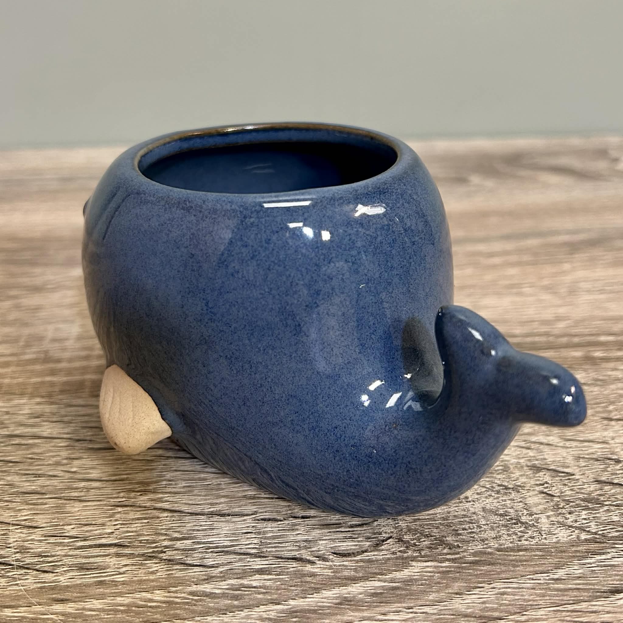 Ceramic Small Whale Planter