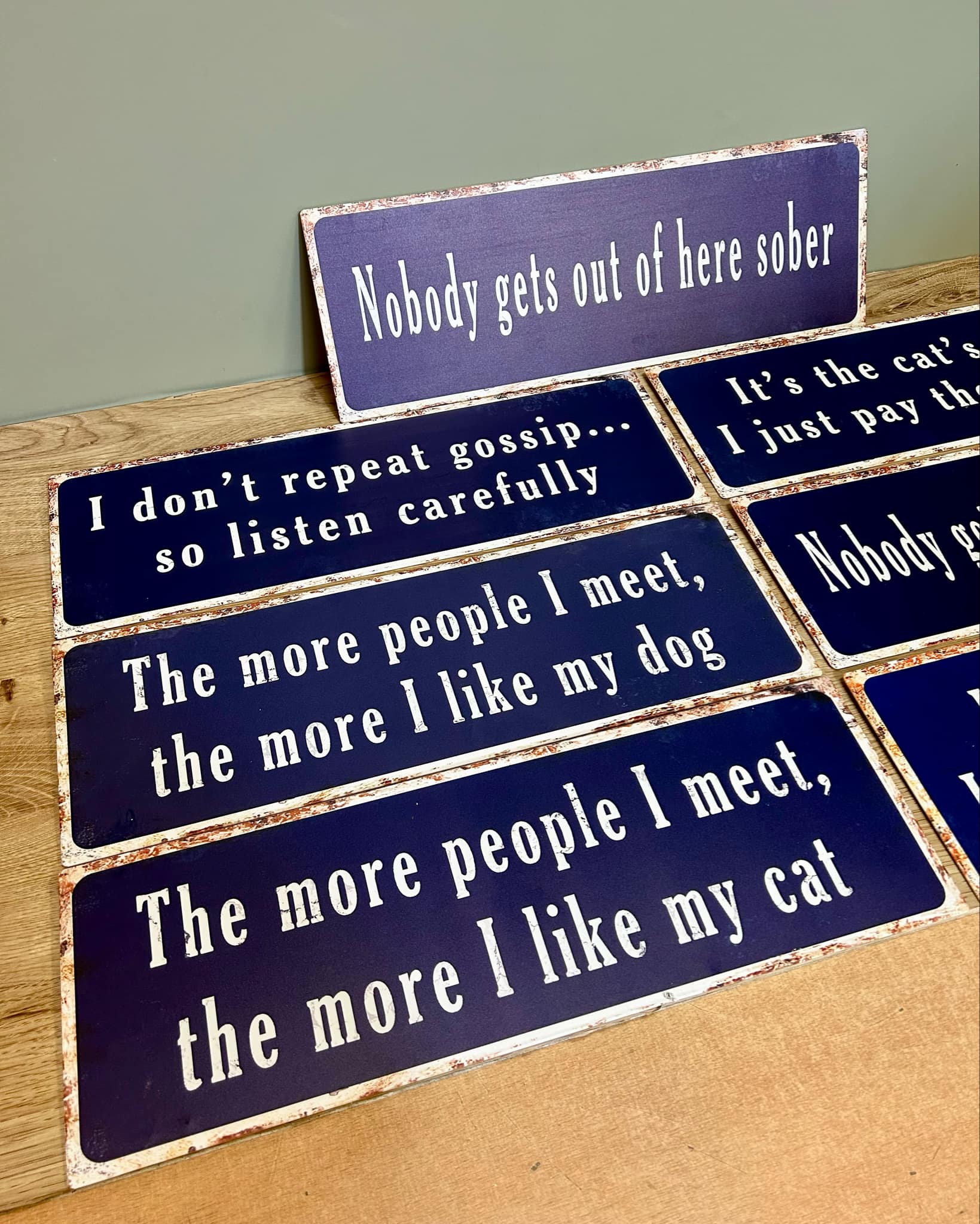 Hilarious Signs - Variations