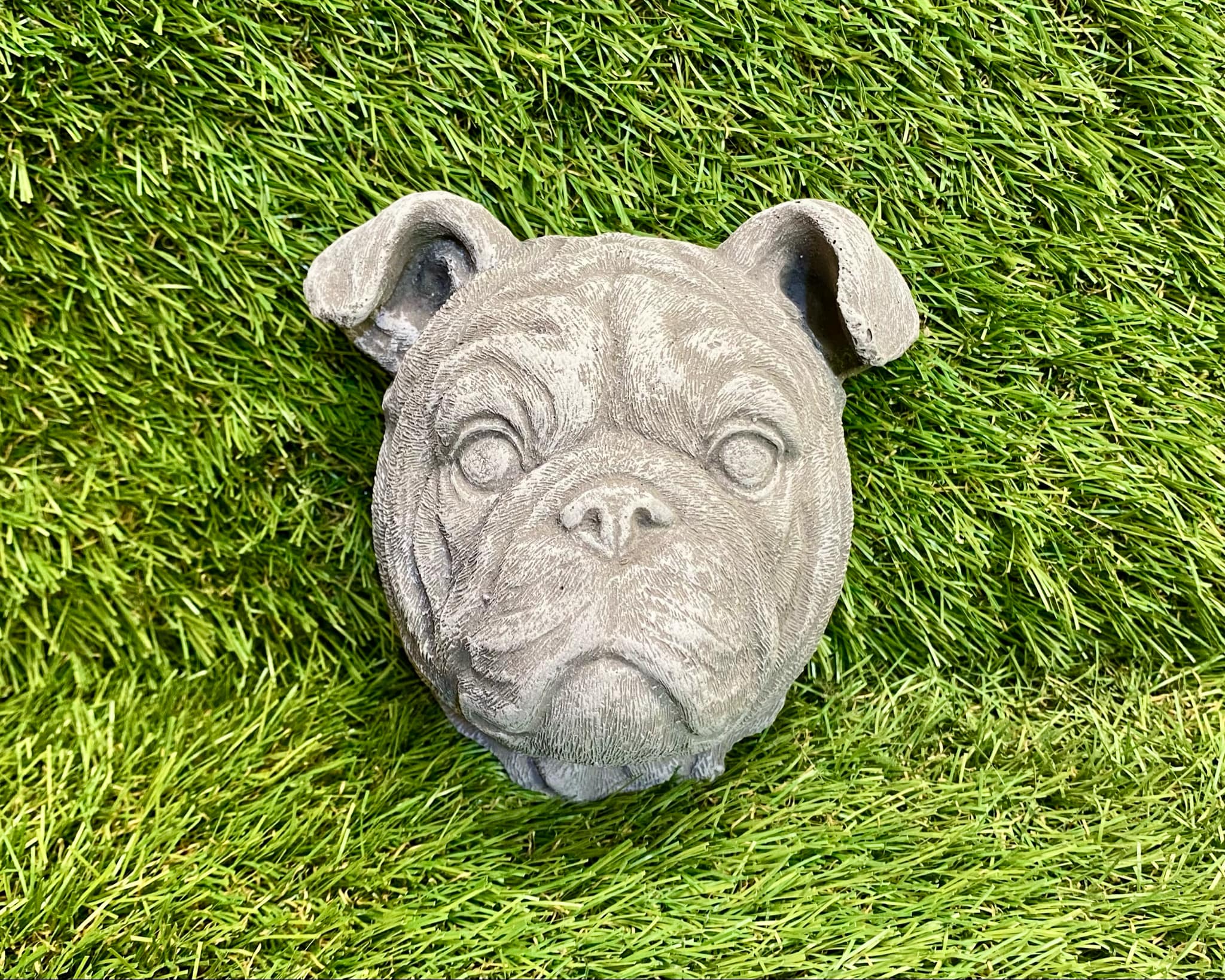 Bulldog Head Wall Plaque