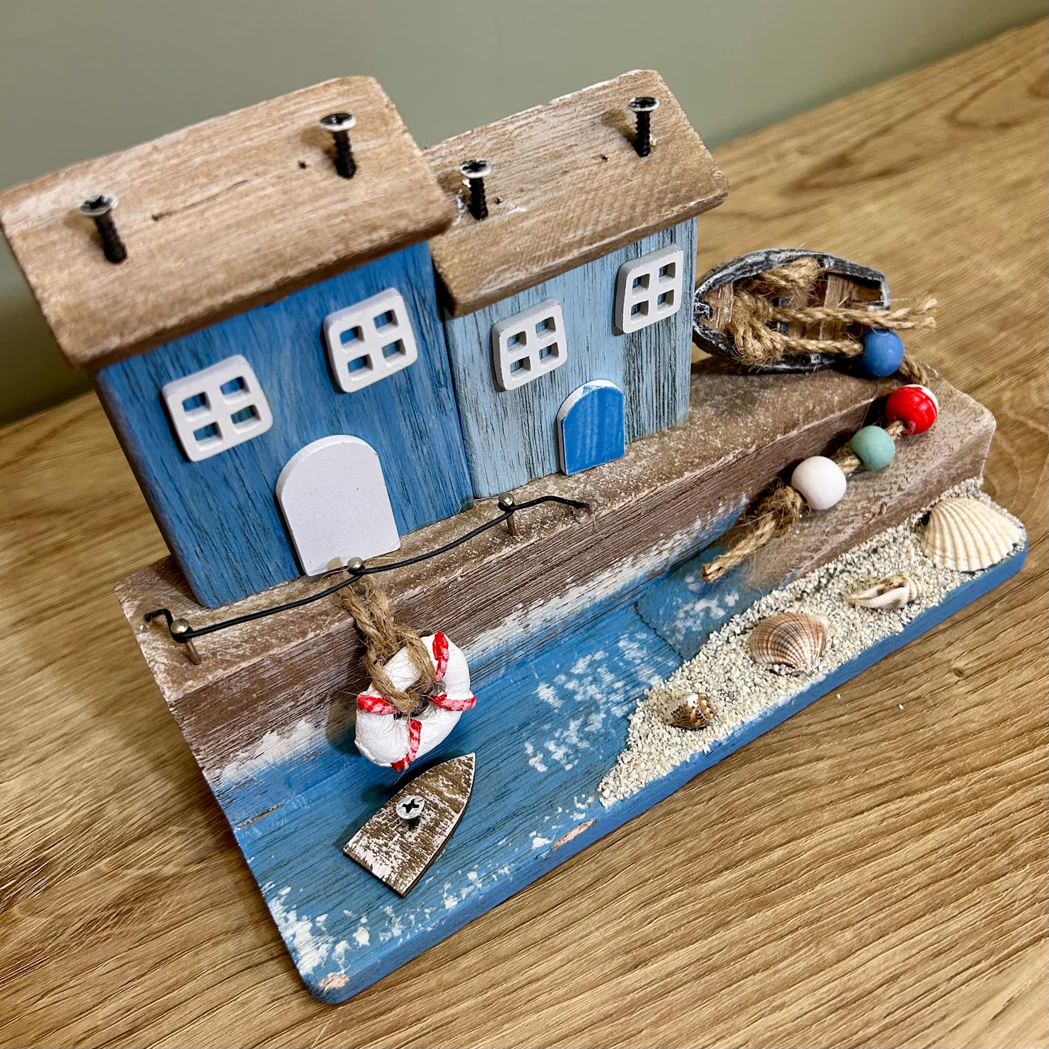 Wooden Coastal Scene
