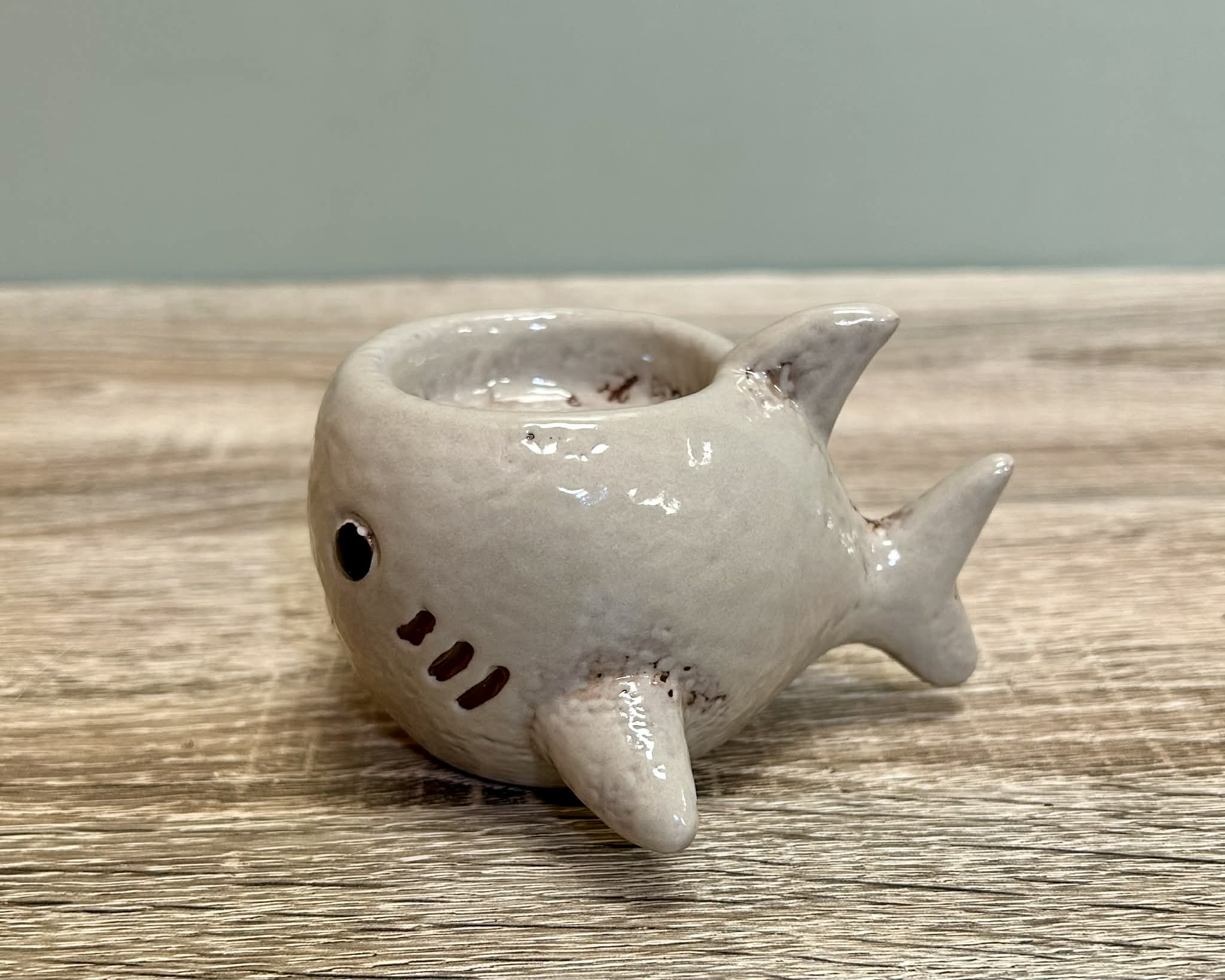 Small Shark Tealight Holder
