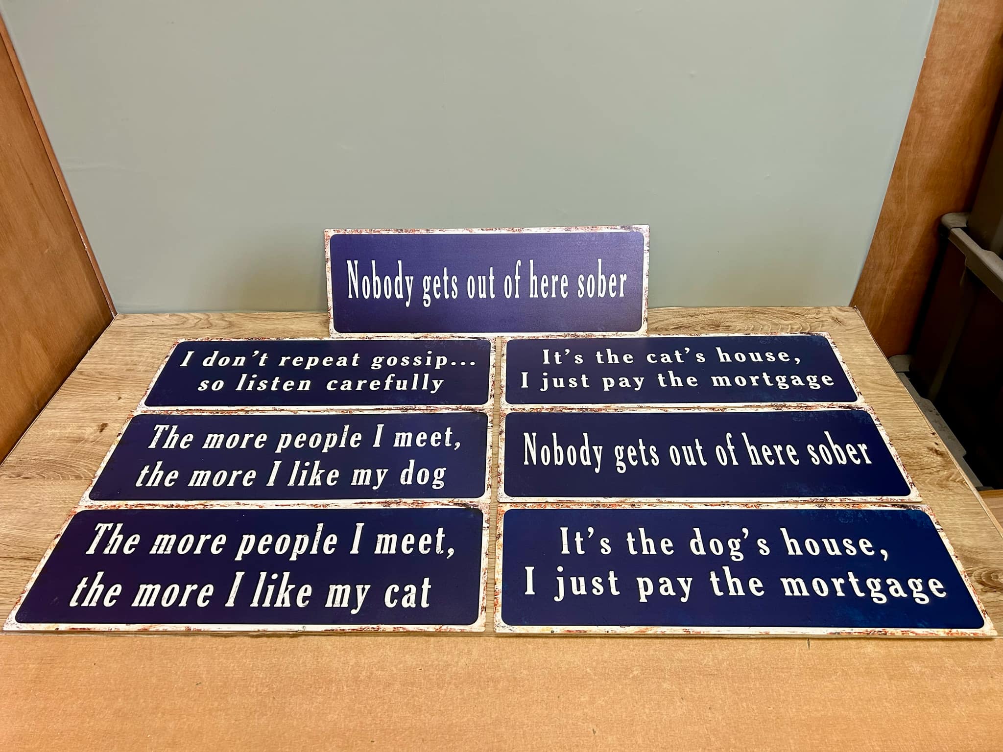 Hilarious Signs - Variations