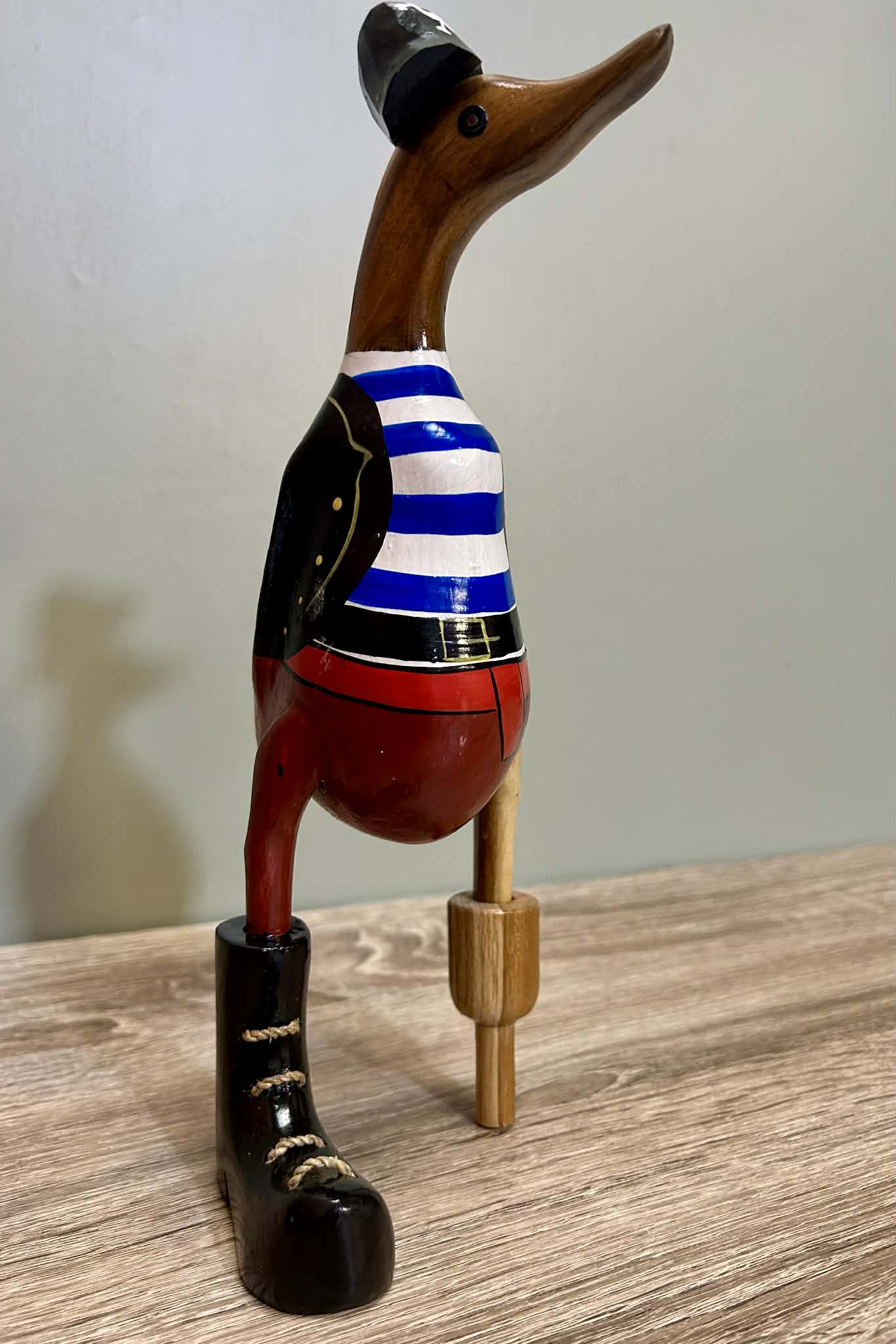 Wooden Duck Pirate