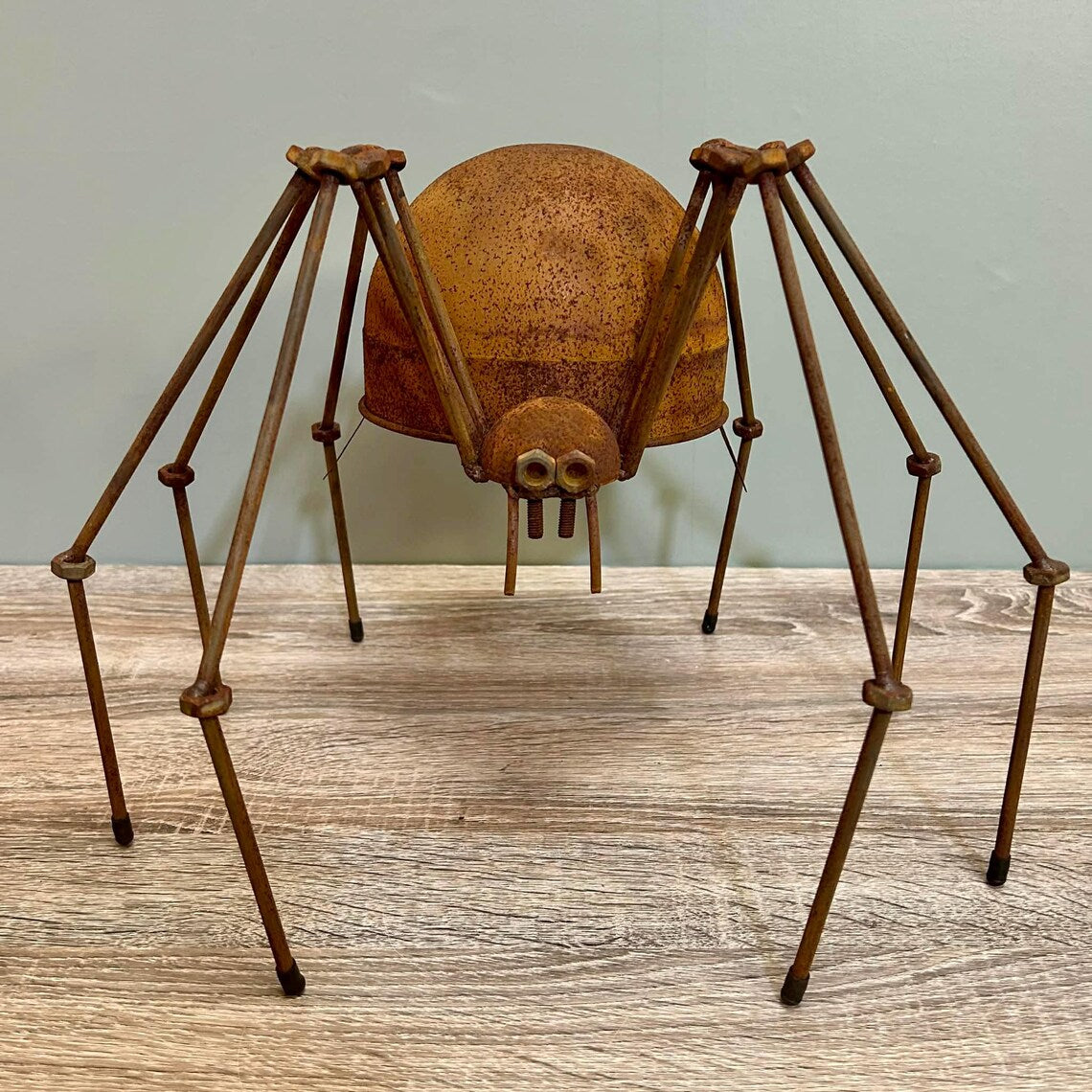 Rusty Metal Garden Spider