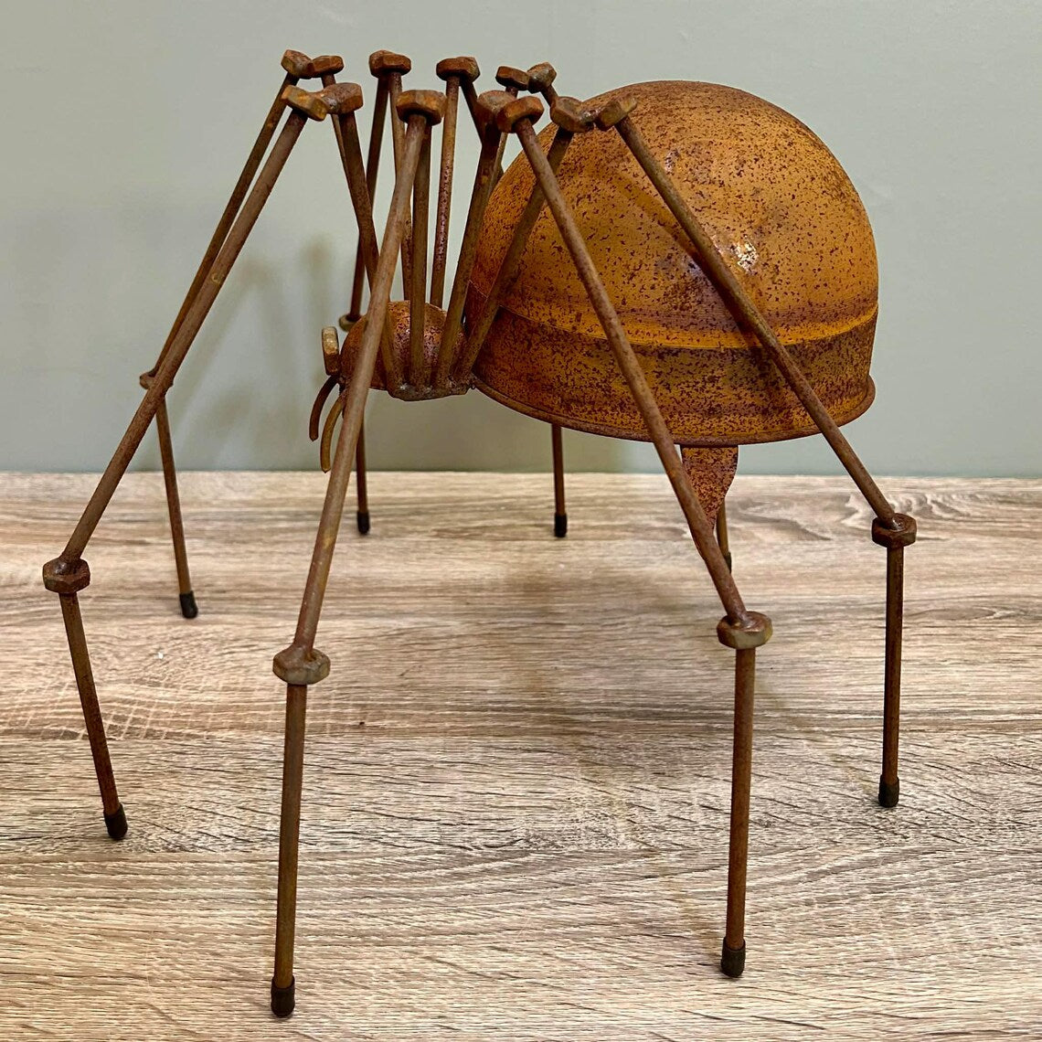 Rusty Metal Garden Spider